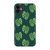 CaseCompany Monstera leaves: Volledig geprint iPhone 11 Hoesje