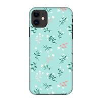 CaseCompany Small white flowers: Volledig geprint iPhone 11 Hoesje