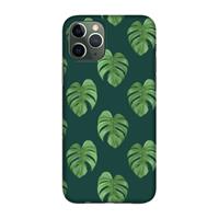 CaseCompany Monstera leaves: Volledig geprint iPhone 11 Pro Hoesje