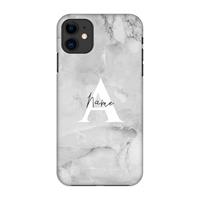 CaseCompany Ivory Marble: Volledig geprint iPhone 11 Hoesje