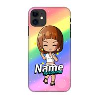 CaseCompany Chibi Maker vrouw: Volledig geprint iPhone 11 Hoesje