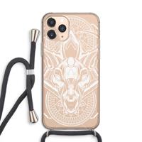 CaseCompany Oh Deer: iPhone 11 Pro Transparant Hoesje met koord