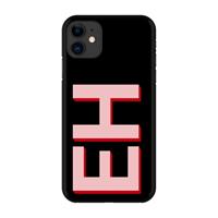 CaseCompany Monogram: Volledig geprint iPhone 11 Hoesje