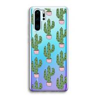 CaseCompany Cactus Lover: Huawei P30 Pro Transparant Hoesje