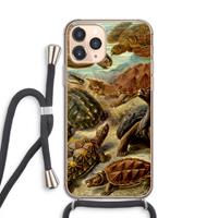 CaseCompany Haeckel Chelonia: iPhone 11 Pro Transparant Hoesje met koord