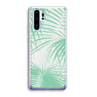 CaseCompany Palmbladeren: Huawei P30 Pro Transparant Hoesje