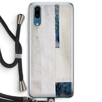 CaseCompany Meet you there: Huawei P20 Transparant Hoesje met koord
