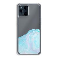CaseCompany Fantasie pastel: Oppo Find X3 Transparant Hoesje