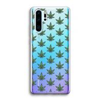 CaseCompany Weed: Huawei P30 Pro Transparant Hoesje
