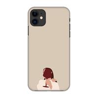 CaseCompany I drink wine: Volledig geprint iPhone 11 Hoesje