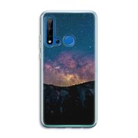CaseCompany Travel to space: Huawei P20 Lite (2019) Transparant Hoesje