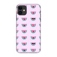 CaseCompany Smiley watermeloenprint: Volledig geprint iPhone 11 Hoesje