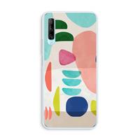 CaseCompany Bold Rounded Shapes: Huawei P Smart Pro Transparant Hoesje