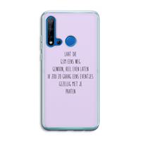 CaseCompany GSM: Huawei P20 Lite (2019) Transparant Hoesje