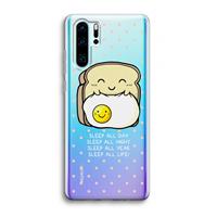 CaseCompany Sleep All Day: Huawei P30 Pro Transparant Hoesje