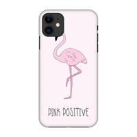 CaseCompany Pink positive: Volledig geprint iPhone 11 Hoesje