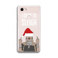 CaseCompany Came To Sleigh: Google Pixel 3 Transparant Hoesje
