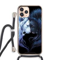 CaseCompany Brotherhood: iPhone 11 Pro Transparant Hoesje met koord