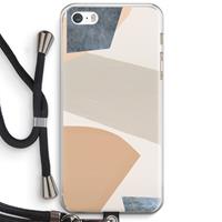 CaseCompany Formo: iPhone 5 / 5S / SE Transparant Hoesje met koord