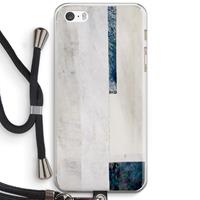 CaseCompany Meet you there: iPhone 5 / 5S / SE Transparant Hoesje met koord