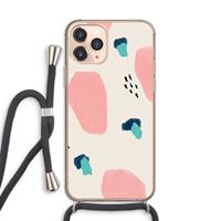 CaseCompany Monday Surprise: iPhone 11 Pro Transparant Hoesje met koord