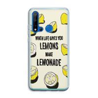 CaseCompany Lemonade: Huawei P20 Lite (2019) Transparant Hoesje