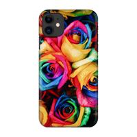 CaseCompany Neon bloemen: Volledig geprint iPhone 11 Hoesje