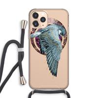 CaseCompany Golden Falcon: iPhone 11 Pro Transparant Hoesje met koord