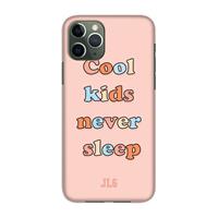 CaseCompany Cool Kids Never Sleep: Volledig geprint iPhone 11 Pro Hoesje