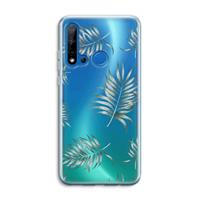 CaseCompany Simple leaves: Huawei P20 Lite (2019) Transparant Hoesje