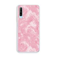 CaseCompany Abstract Painting Pink: Huawei P Smart Pro Transparant Hoesje