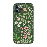 CaseCompany Botanical green sweet flower heaven: Volledig geprint iPhone 11 Pro Hoesje