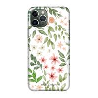 CaseCompany Botanical sweet flower heaven: Volledig geprint iPhone 11 Pro Hoesje