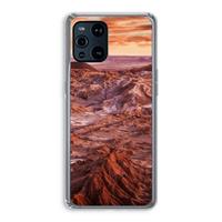 CaseCompany Mars: Oppo Find X3 Transparant Hoesje