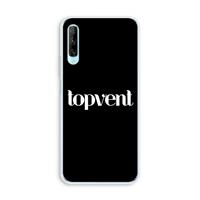 CaseCompany Topvent Zwart: Huawei P Smart Pro Transparant Hoesje