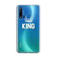 CaseCompany King zwart: Huawei P20 Lite (2019) Transparant Hoesje