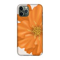 CaseCompany Orange Ellila flower: Volledig geprint iPhone 11 Pro Hoesje