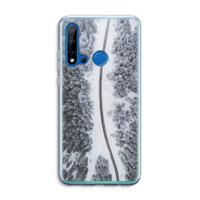 CaseCompany Snøfall: Huawei P20 Lite (2019) Transparant Hoesje