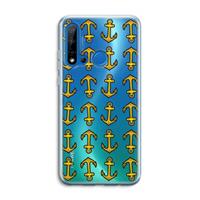 CaseCompany Musketon Anchor: Huawei P20 Lite (2019) Transparant Hoesje