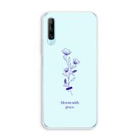 CaseCompany Bloom with grace: Huawei P Smart Pro Transparant Hoesje