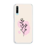 CaseCompany Roses are red: Huawei P Smart Pro Transparant Hoesje