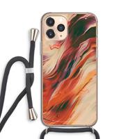 CaseCompany Forgotten Lands: iPhone 11 Pro Transparant Hoesje met koord