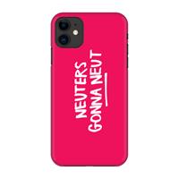 CaseCompany Neuters (roze): Volledig geprint iPhone 11 Hoesje