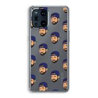 CaseCompany Drake Away: Oppo Find X3 Transparant Hoesje