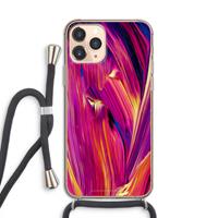 CaseCompany Phoenix: iPhone 11 Pro Transparant Hoesje met koord