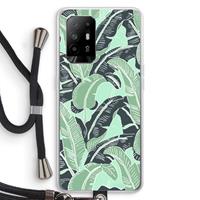 CaseCompany This Sh*t Is Bananas: Oppo A95 5G Transparant Hoesje met koord