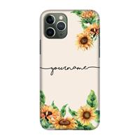 CaseCompany Zonnebloemen: Volledig geprint iPhone 11 Pro Hoesje