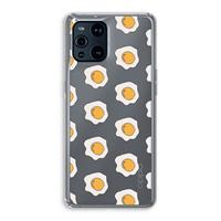 CaseCompany Bacon to my eggs #1: Oppo Find X3 Pro Transparant Hoesje