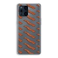 CaseCompany Bacon to my eggs #2: Oppo Find X3 Pro Transparant Hoesje