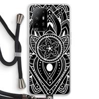 CaseCompany It's Complicated: Oppo A95 5G Transparant Hoesje met koord
